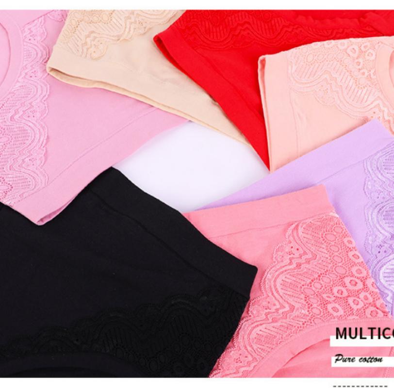 High Waist  cotton Briefs Panties Briefs Cotton Large Plus Size Lingeries Middle-aged Women Underpants Briefs High Waist Plus Size