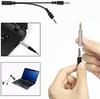 iGOKU Clip Microphone, External Microphone, Lapel Microphone with Earphones, Omnidirectional, for Cameras, Smartphones, and PCs, Karaoke, Recording, S