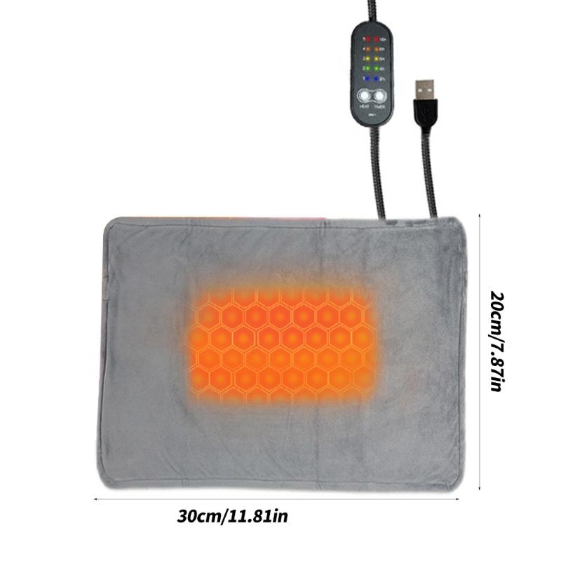 Energy Efficient Portable Pet Heating Pad USB Operated Thermal Cushion For Winter Travel Kennel Use