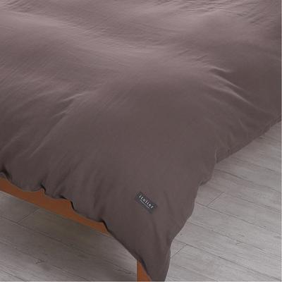 Nishikawa Japanese Bleached Gauze Duvet Soft and Gentle To the Easy To Put On and Take Off with Quick Made In Brown PI03100088 [Nishikawa] Cover,