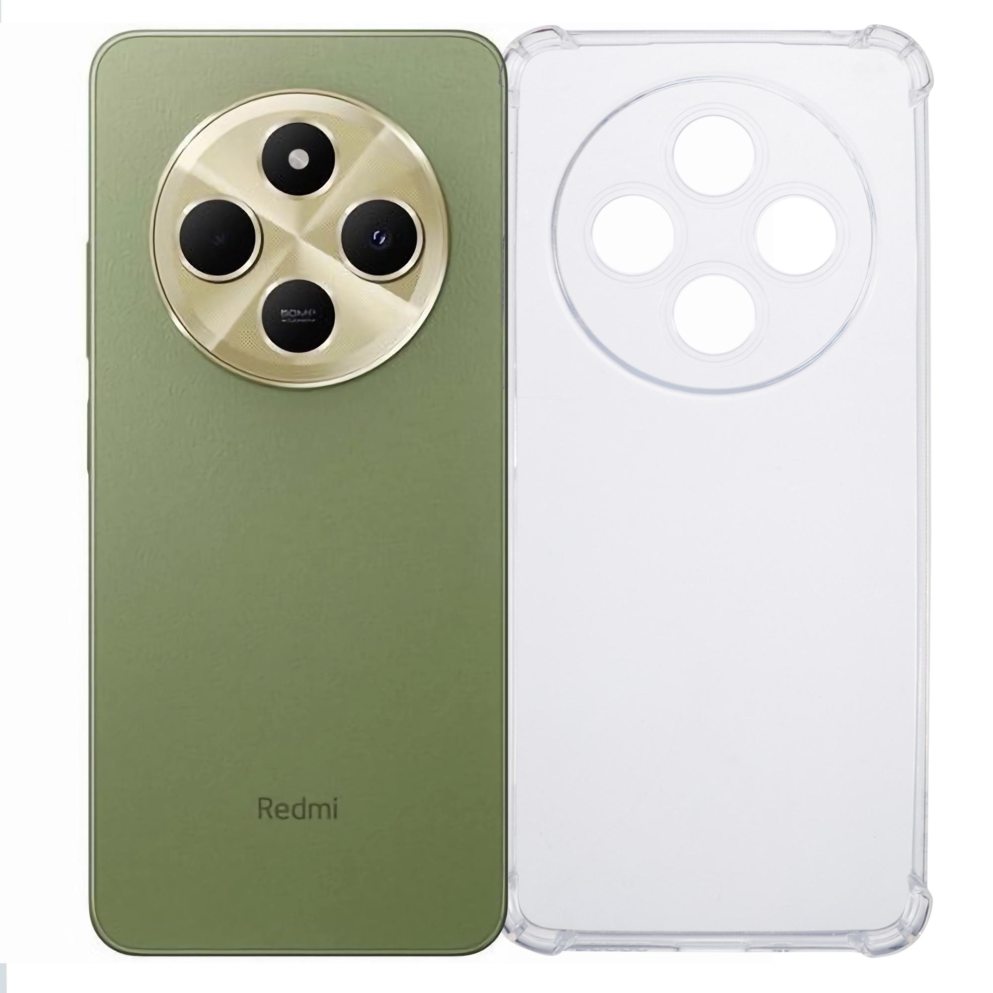 

Для Xiaomi Poco C75 4G/Redmi 14R 5G/14C 4G Чехол для телефона Усиленные четыре угла Защита от падения Прозрачный ТПУ чехол A