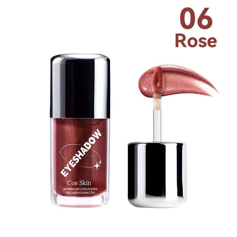 CosSkin Liquid Glitter Eyeshadow Long-Lasting Shimmer High Pigment 06Rose#