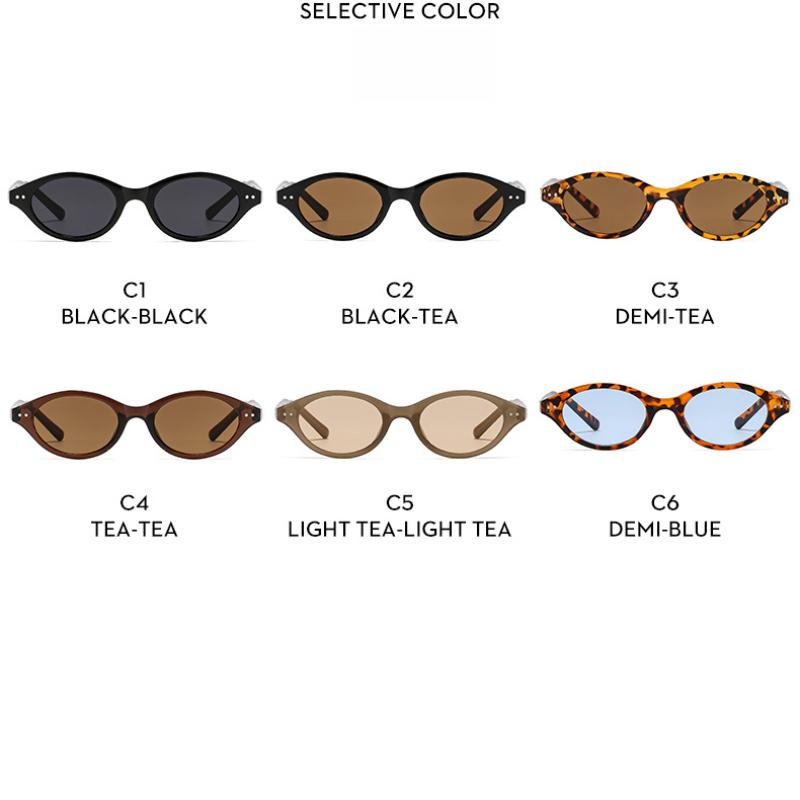 Women's sunglasses, men's and women's retro small-frame sunglasses.