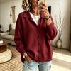 Dames gebreide vest trui met knopen aan de voorkant en reverskraag, Kleur Casual Herfst Winter
