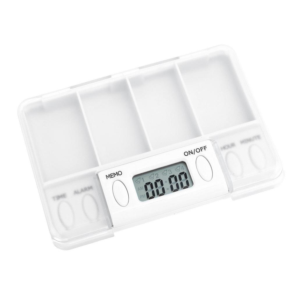 Portable Smart Medication Reminder Box Electronic Medicine Dispenser Digital Medicine Storage Case with Multiple