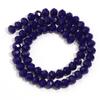 3 4 6 8 10mm Faceted Crystal Beads Deep Blue Porcelain Glass Loose Spacer Bead For Jewelry Making DIY Bracelet Necklace Supplies