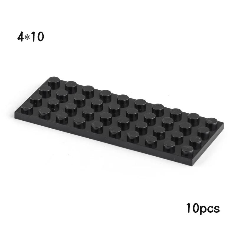 Non-Toxic 10Pcs Moc 3030 Plate 4X10 Brick Building Blocks Classic Parts Diy Building Block Compatible With Creative Construction Toys