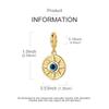 925 Sterling Silver Charms Bead Gold Lucky Star Dangle Fit Original Bracelet DIY Women JewelryGood product