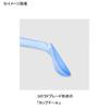 INX LABEL Swirl Tail Shad Worm Inch Pinky White 3.8 #071