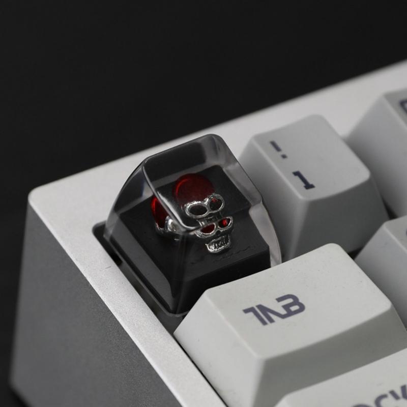 Artisans Dark Series Resins Keycaps With Glowing Effect AntiWear Key Top For Mechanical Keyboards