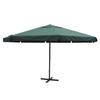 Green Aluminum Sun Umbrella 500 cm