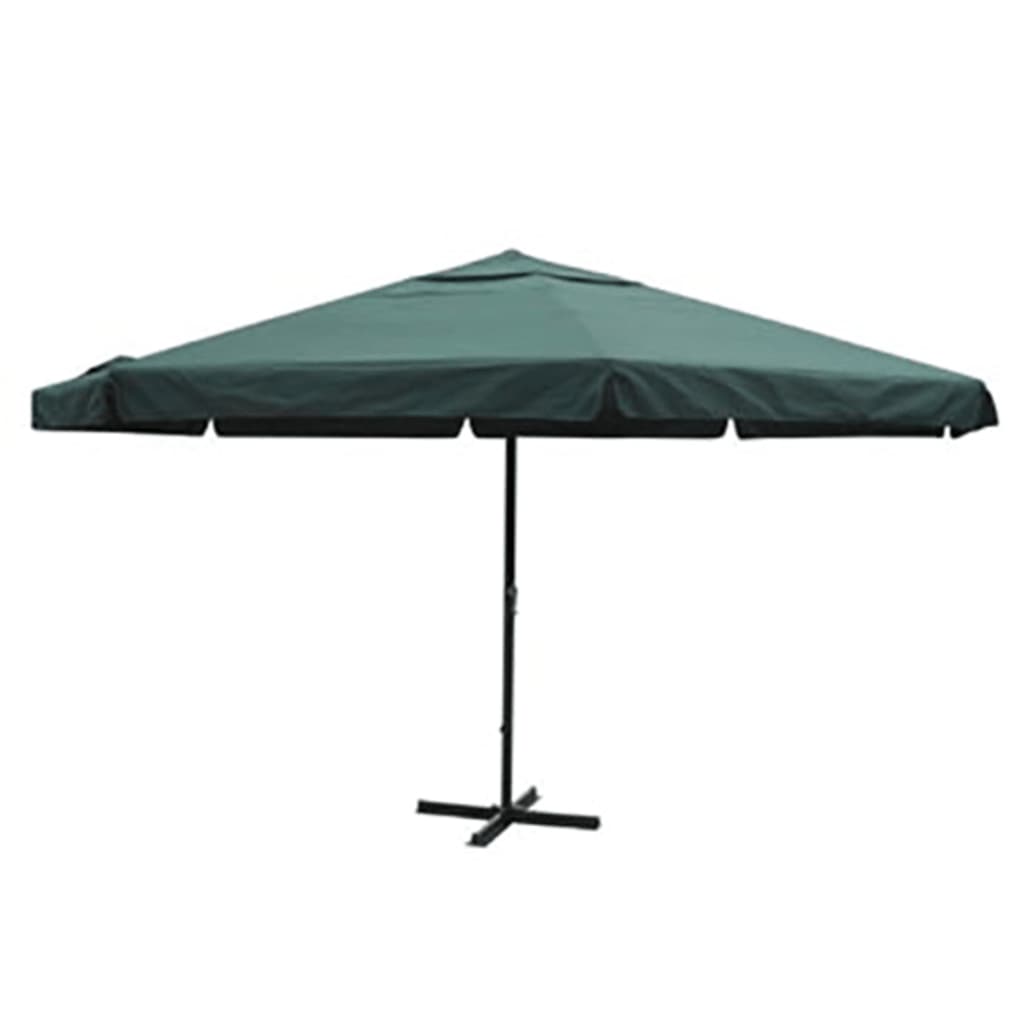 Green Aluminum Sun Umbrella 500 cm