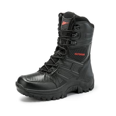 New Men Tactical Boot Desert Waterproof Hunting Hiking Shoe Army Boot Male Safety Ankle Lace Up Military Climbing Shoe Anti-Slip