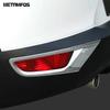 Für Mazda CX3 CX-3 2014- 2024 2025 Chrom Nebelschlussleuchte Lampenabdeckung Zierleiste Nebelscheinwerfer Rahmen Schutz Zubehör Auto Styling