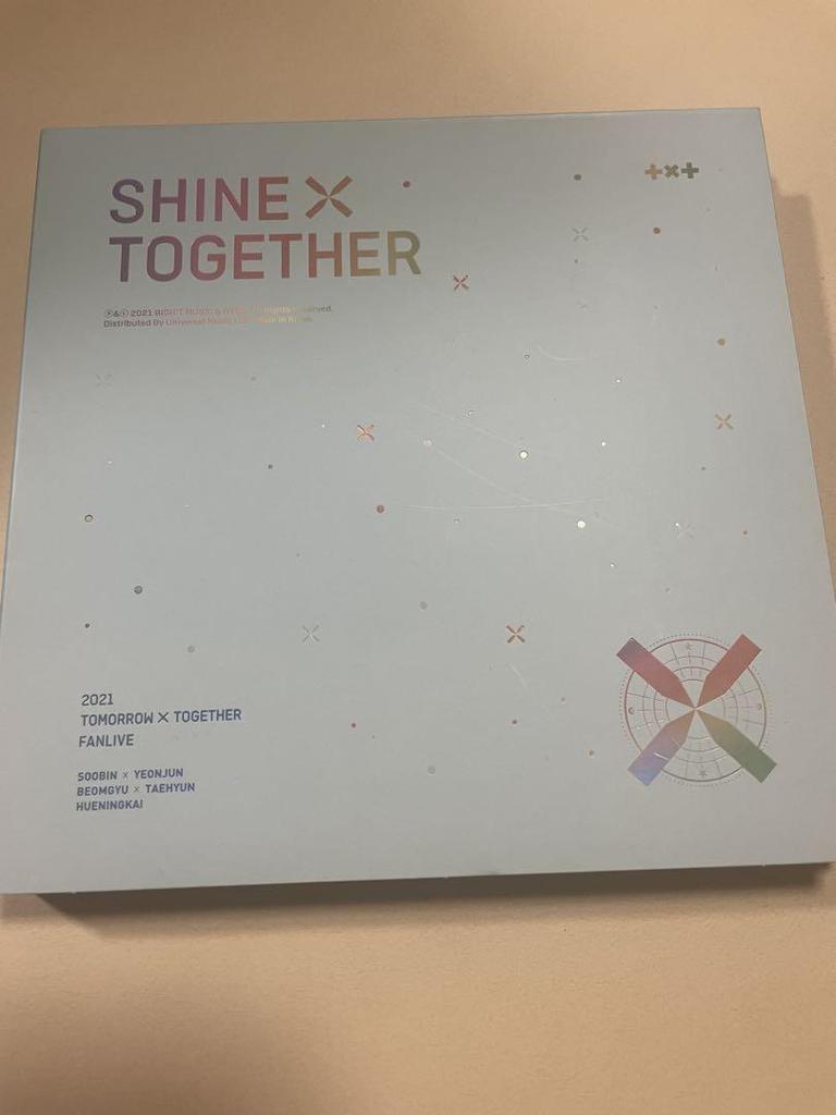 [USED] TXT TUBA SHINEXTOGETHER fanlive DVD disc