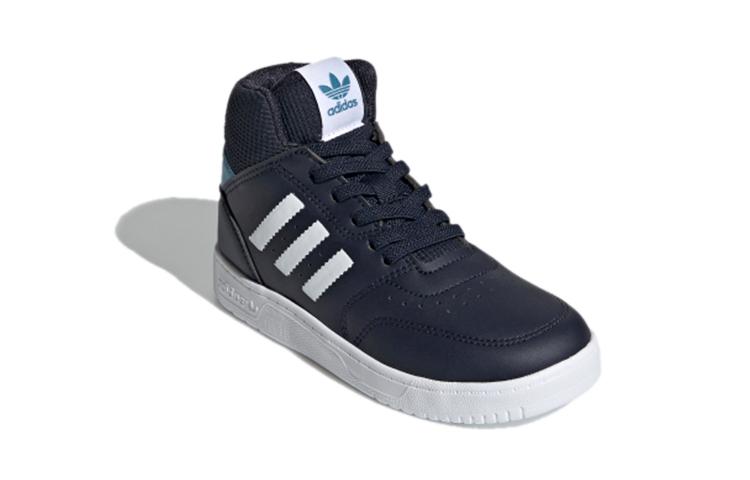 Adidas Originals Drop Step 360 C Comfortable Abrasion Resistant Abrasion Resistant Mid top Kids' Skateboarding Shoes FX4896