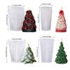 090C Festival DIY Silicone Christmas Tree Mould Crafting Essential Tool