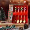 HANYANG Tableware Stainless Steel Small Spoon Golden Dessert Spoon Fruit Fork