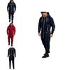 Luxurious Comfort Mens Tracksuit Jogging Hoodie Coat Pants One Piece Jumpsuit