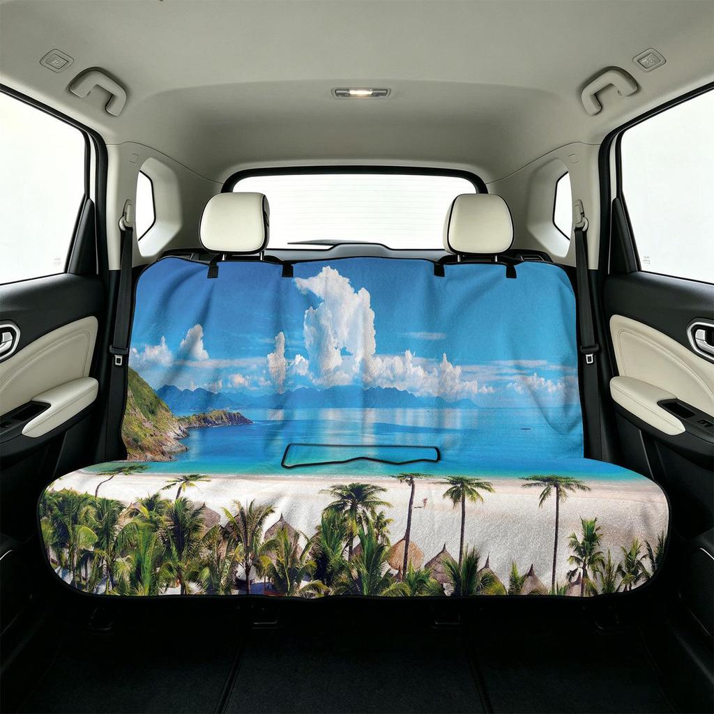 Universal Rear Car Seat Towel Cover Protector for Gym & Workout - All Seasons