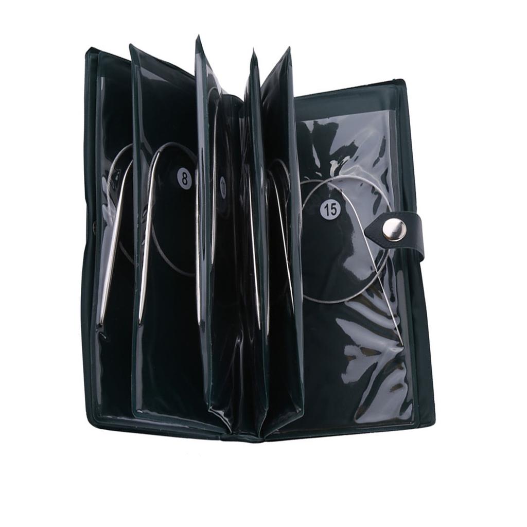 11pcs Steel Stainless Circular Needle Knitting Tools Crochet Craft Accessories 31.5   (80cm)