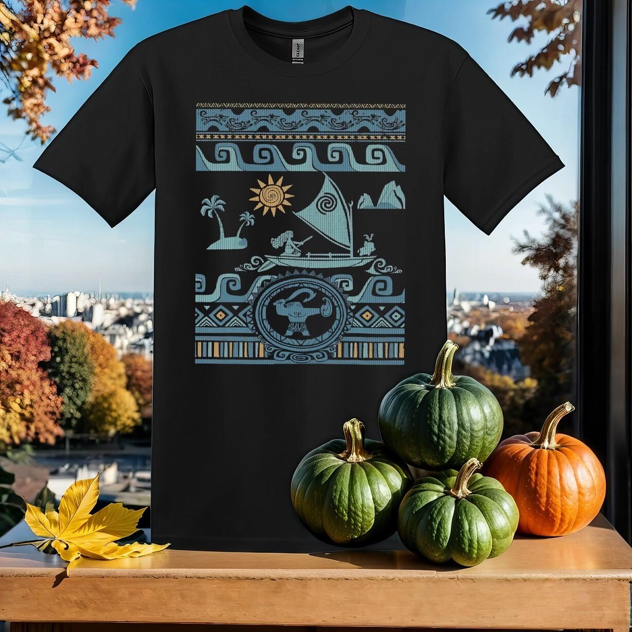 disney moana pua hei hei stitch T-shirt T shirt Men Women Unisex Tshirt SY386 S