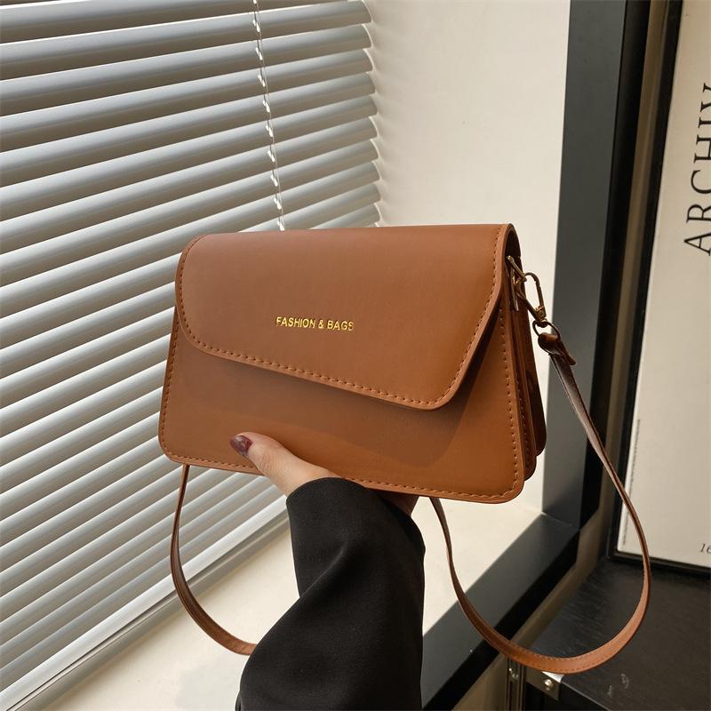 Spring and Summer New Simple Casual Versatile Daily Commute High Value Fresh Shoulder Crossbody Small Square Bag