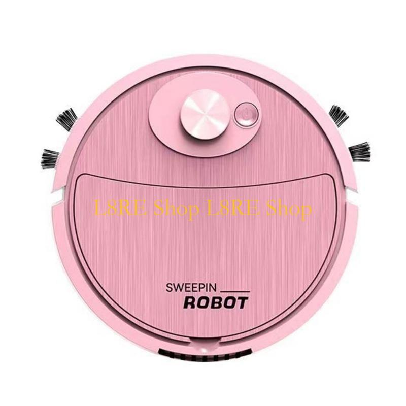 

L8RE Intelligent Home Cleaning Tools Cleaner 3 in 1 Intelligent Sweeping Robotic Vacuum Low Noise Floor Sweeper Household рожевий