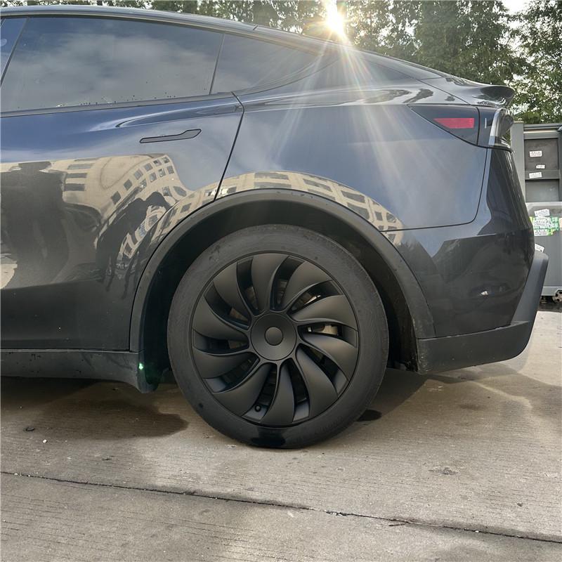 Tesla Model Y 19-Inch Cyclone Style Hub Cap - Wheel Modification Accessory