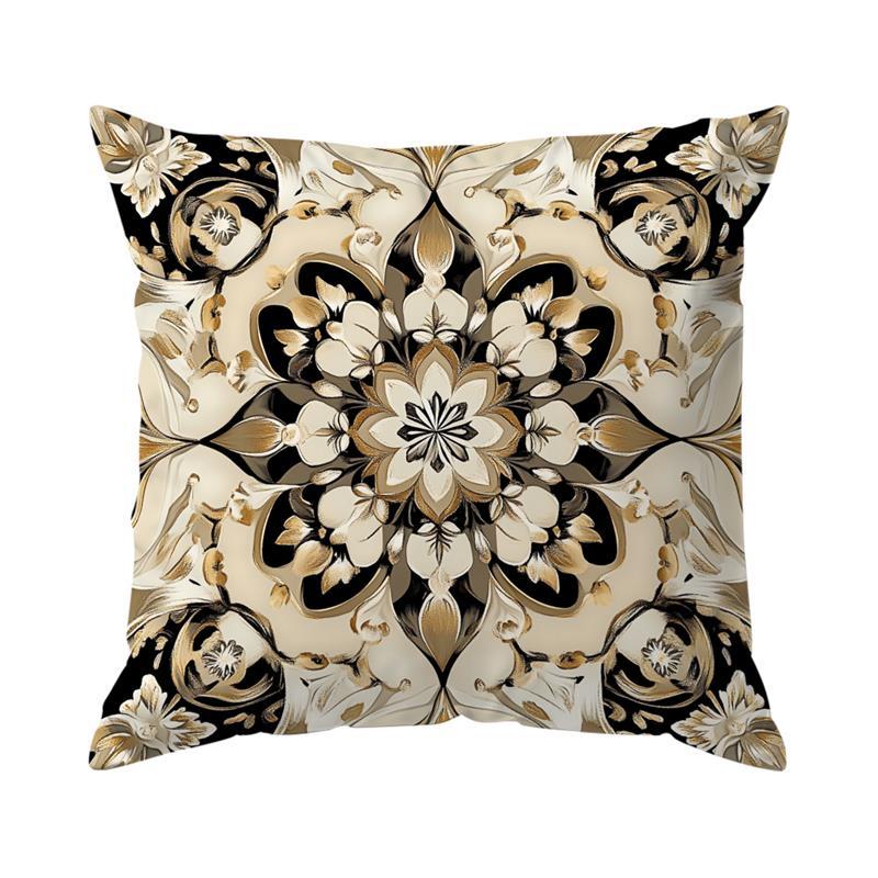 Mandala Pattern Cushions Pillowcase Printed Polyester 45X45Cm Throw Pillow Cover Decorative Sofa Cushion Pillowslip Home Decor