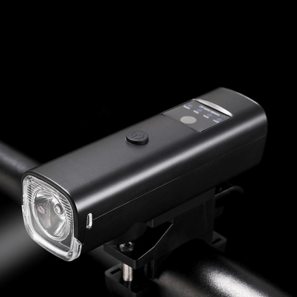 

LED Headlight Bicycle Front Rear Light High-pitch Warning Taillight Light Cycling Accessories 1500mAh-No horn