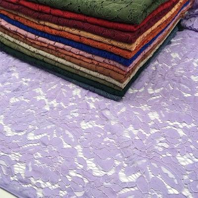 100x150cm Encaje Bordado Hueco Hilo de Hueso Telas Pestaña Francesa Pestaña Africana Para Vestido de Boda Ropa Accesorios para Coser