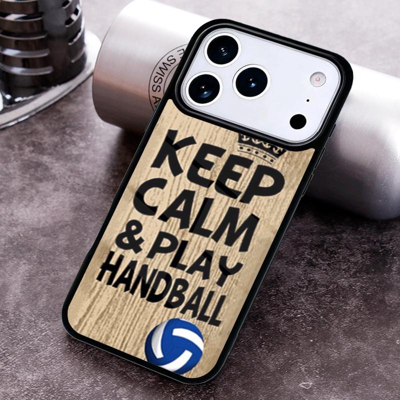 Handball Sport soft Phone Case for iPhone 17 16 15 Pro Max Air 14 13 12 11 Plus Shockproof Cover