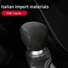 Premium Suede Automatic Car Shifter Boot Gear Shift Knob Head Lever Cover Accessories For Toyota CHR IZOA Interior Decoration