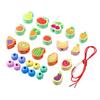 Threading Toys Lacing Beads Set Stringing Bead for Educational Gifts