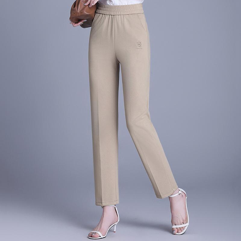 Summer Straight Pants for Women Clothes Plus Size Casual High Waist Woman Trousers