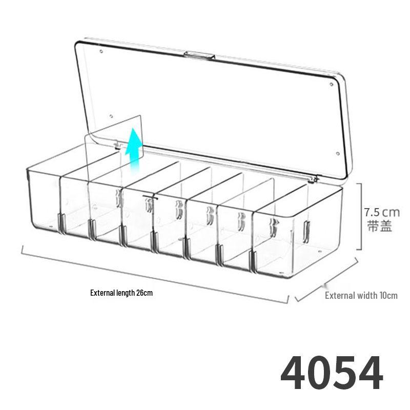 Transparent Acrylic Utensil Organizer - Chopstick, Spoon, Fork, Spatula Holder for Kitchen Drawer.