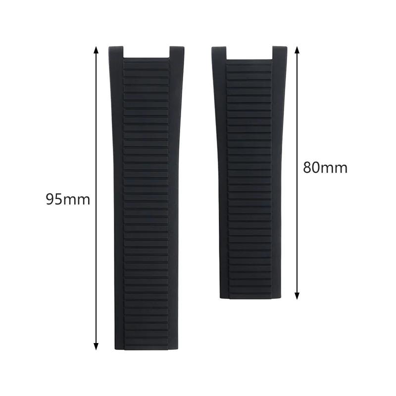 Soft Silicone Rubber Watchband For Tissot T-Race T141.417A Moto GP Strap Men Sport Series Black Watch Band Bracelet