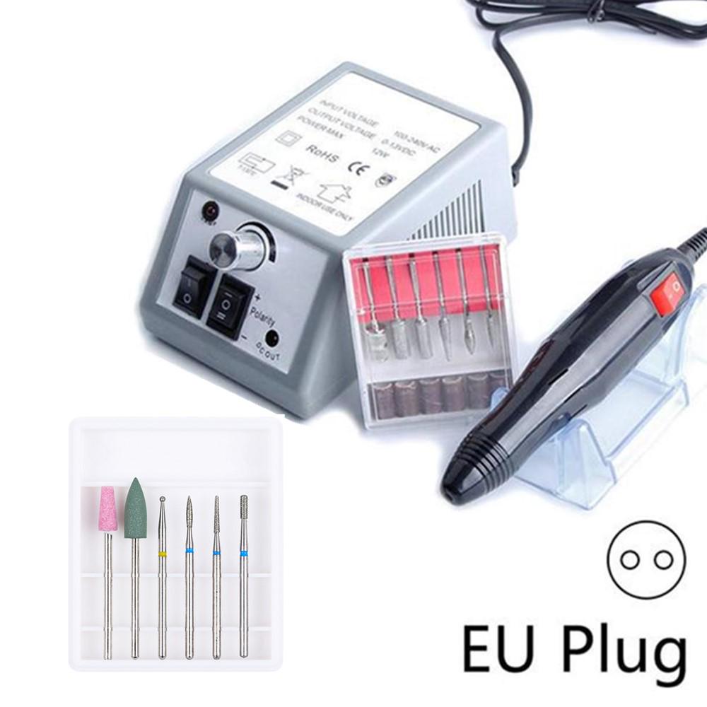 Elextric Apparatus Machine Milling Cutter Set Remove Gel Polish Nail Drill Bits Pedicure Tools
