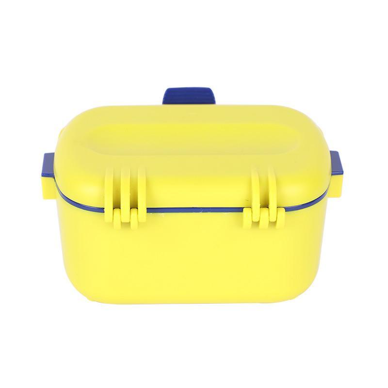 Auslaufsichere Angelköderbox mit atmungsaktiver Belüftungsschicht, Haken-Organizer für lebende Maden, für das Angeln vom Ufer aus