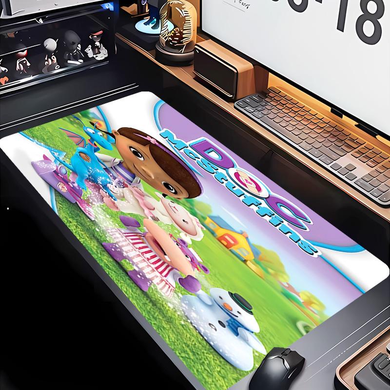 Doc McStuffins Theme Premium Non-slip Mouse Pad with Stitched Edges,Durable Rubber Material,for Desktop & Gaming Great Gifts