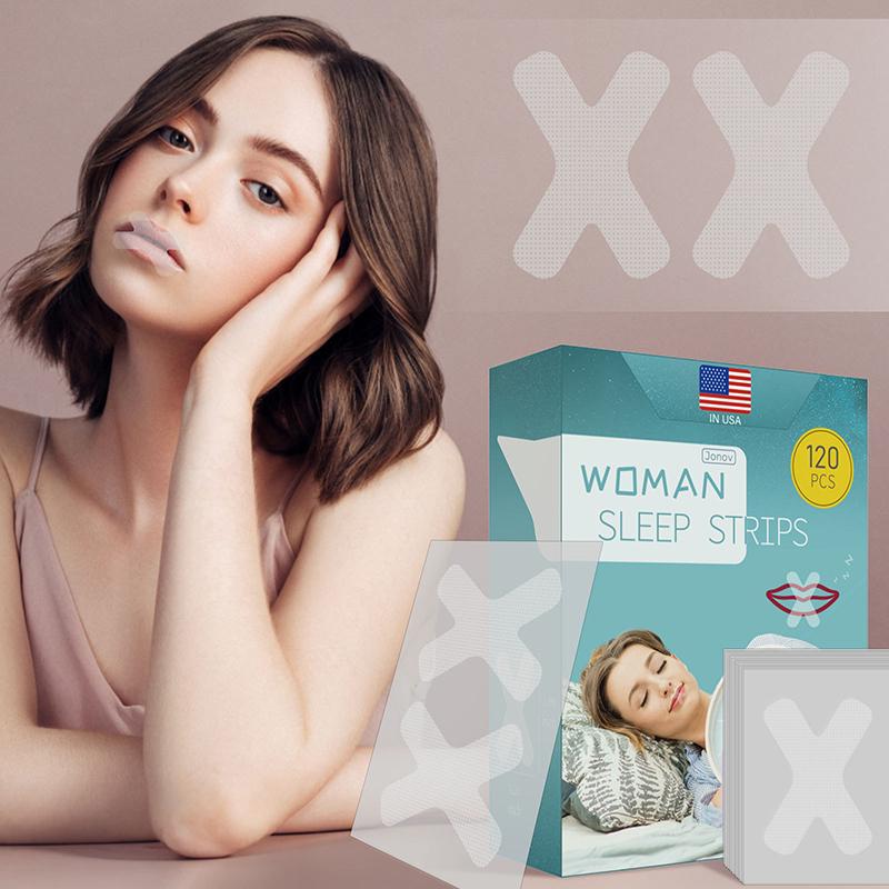 Anti Snoring Mouth Tape Sleep Aid Breathing Stopper Nose HealthCare Sticker Better Breath Nasal Strip Close Solution Night Patch