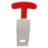 Swimming Pool Eyeball Seat Removal Tool, Stainless Steel Pool Plug Removal Tool with Rubber Handle for Swimming Pool,  a,