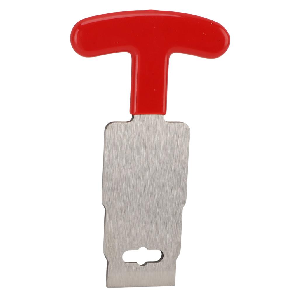 Swimming Pool Eyeball Seat Removal Tool, Stainless Steel Pool Plug Removal Tool with Rubber Handle for Swimming Pool,  a,