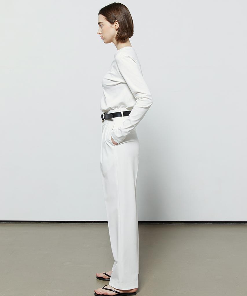 NOTIA Signature Silket T-Shirts - Ivory