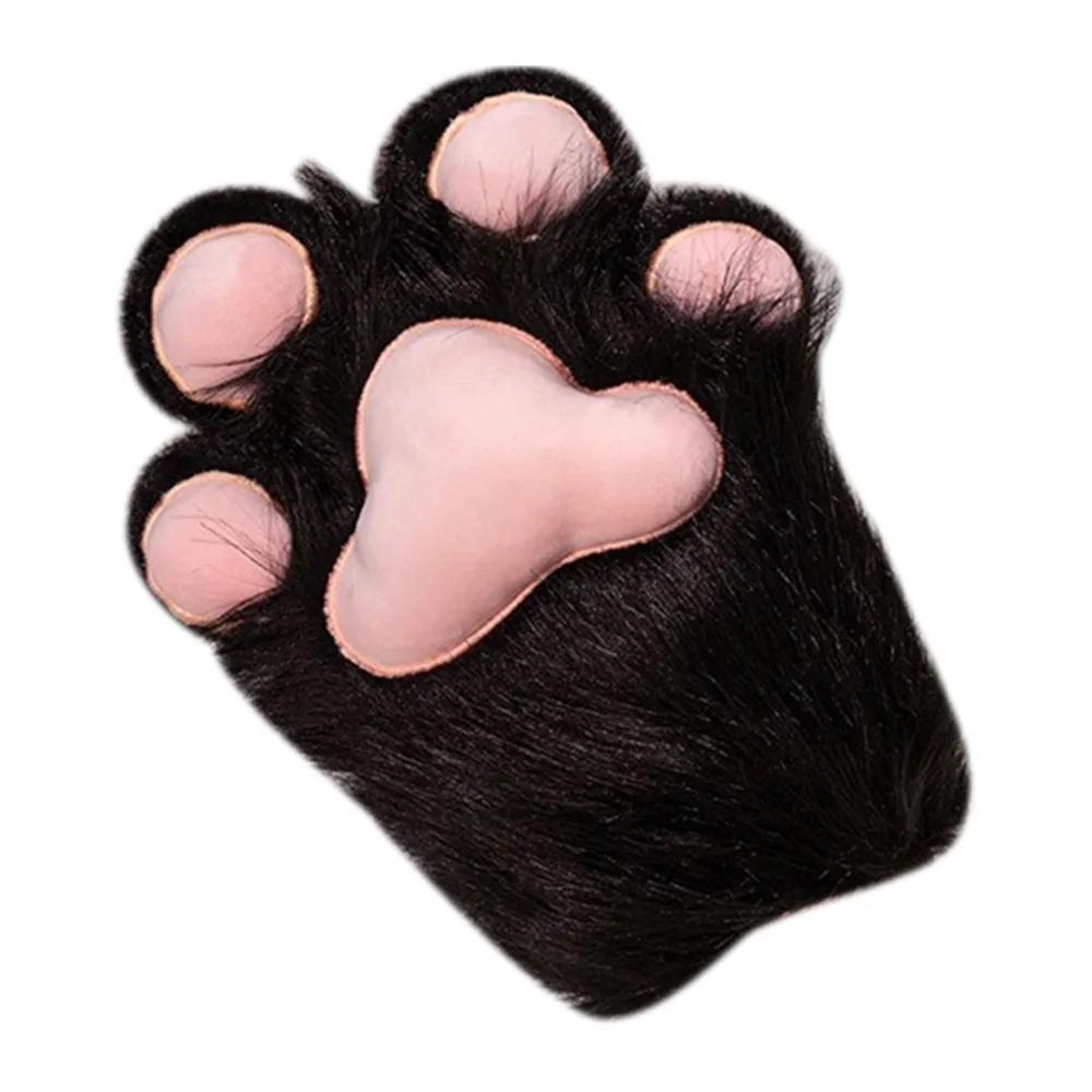 Leksaker Fluffigt Material Fursuit Tasshandskar Söt Design Björnstil Plyschleksaker Kattstil Manga-inspirerade Djurskor Rollspel