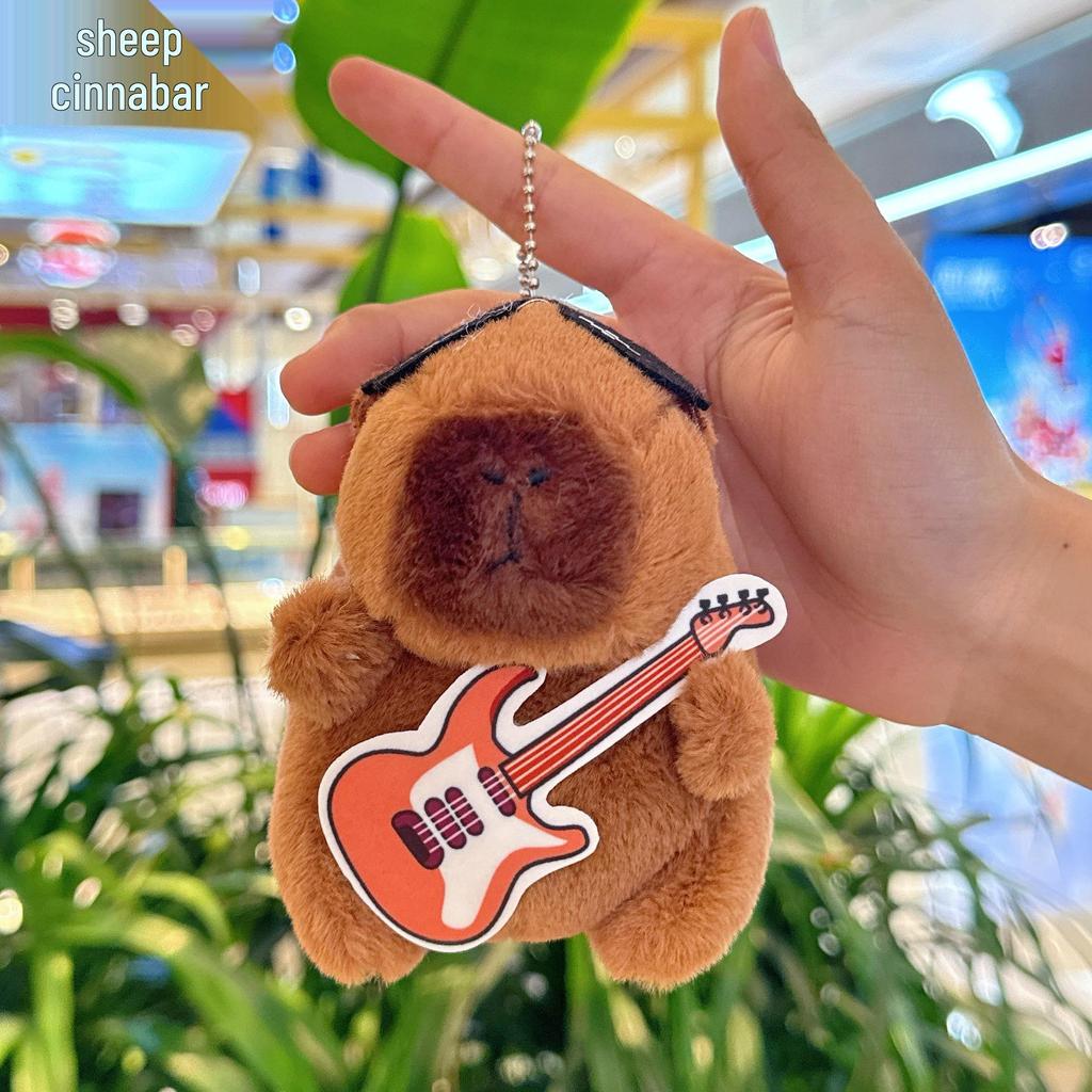 Cute Capybara Plush Toy Pendant & Keychain Charm