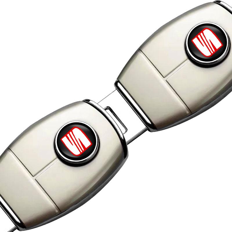 1/2PCS Car Seat Belt Clip Extension Plug Buckle Car Accessories for Seat Alhambra FR Leon Altea Ibiza Toledo Cordoba Arona 5 6 MII