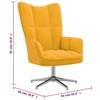 VidaXL Relaxation Chair Mustard Yellow Velvet