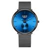 LIGE Ultra Dünne Netz-Quarzuhren Für Damen Einfach Elegant Wasserdicht Damen Uhr Mode Sport Damen Armbanduhr Reloj